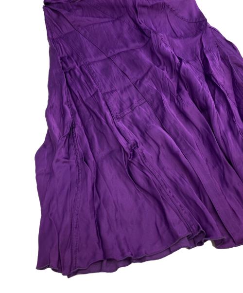 DIESEL（ディーゼル）DIESEL (ディーゼル) 切替ロングスカート パープル サイズ:SIZE XSの古着・服飾アイテム