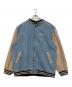 LEYLINE（レイライン）の古着「スタジャン」｜ブルー×ベージュ
