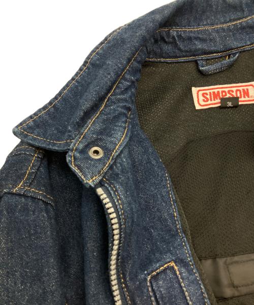 SIMPSON（シンプソン）SIMPSON (シンプソン) デニムジャケット インディゴ サイズ:3Lの古着・服飾アイテム