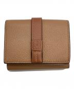LOEWEロエベ）の古着「トライフォールド ウォレット」｜ブラウン