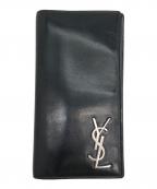 Saint Laurent Parisサンローランパリ）の古着「コンチネンタルウォレット」｜ブラック