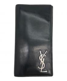 Saint Laurent Paris（サンローランパリ）の古着「コンチネンタルウォレット」｜ブラック
