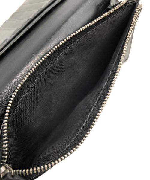 Saint Laurent Paris（サンローランパリ）Saint Laurent Paris (サンローランパリ) コンチネンタルウォレット ブラックの古着・服飾アイテム