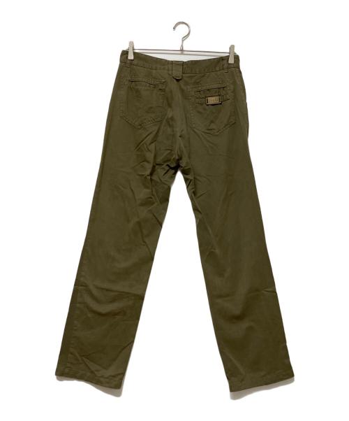 DOLCE & GABBANA（ドルチェ＆ガッバーナ）DOLCE & GABBANA (ドルチェ＆ガッバーナ) ワイドパンツ オリーブ サイズ:32の古着・服飾アイテム