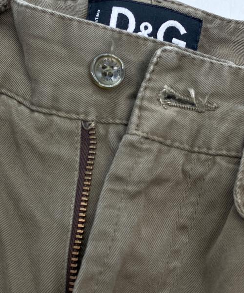 DOLCE & GABBANA（ドルチェ＆ガッバーナ）DOLCE & GABBANA (ドルチェ＆ガッバーナ) ワイドパンツ オリーブ サイズ:32の古着・服飾アイテム
