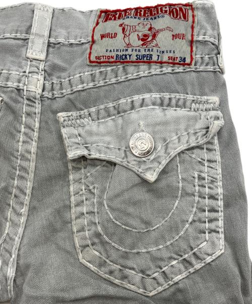 TRUE RELIGION（トゥルー レリジョン）TRUE RELIGION (トゥルー レリジョン) デニムパンツ グレー サイズ:29の古着・服飾アイテム