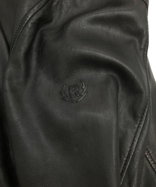 RIDEZ（ライズ）ridez (ライズ) ライダースジャケット ブラック サイズ:Lの古着・服飾アイテム