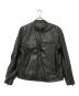 ridez（ライズ）の古着「ライダースジャケット」｜ブラック