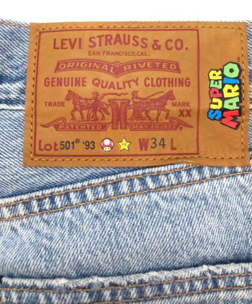 LEVI'S（リーバイス）LEVI'S (リーバイス) スーパーマリオ (スーパーマリオ) ショートデニムパンツ ブルー サイズ:SIZE W34の古着・服飾アイテム