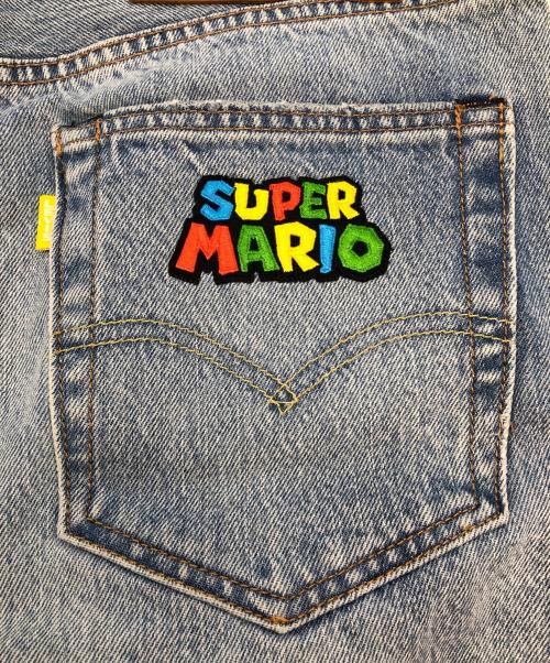 LEVI'S（リーバイス）LEVI'S (リーバイス) スーパーマリオ (スーパーマリオ) ショートデニムパンツ ブルー サイズ:SIZE W34の古着・服飾アイテム