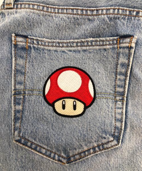 LEVI'S（リーバイス）LEVI'S (リーバイス) スーパーマリオ (スーパーマリオ) ショートデニムパンツ ブルー サイズ:SIZE W34の古着・服飾アイテム