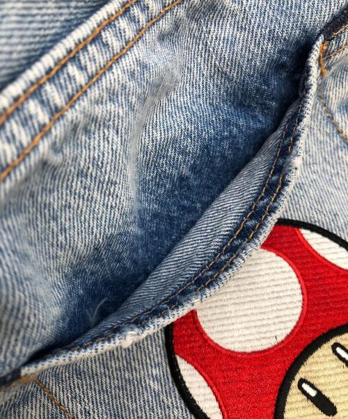 LEVI'S（リーバイス）LEVI'S (リーバイス) スーパーマリオ (スーパーマリオ) ショートデニムパンツ ブルー サイズ:SIZE W34の古着・服飾アイテム