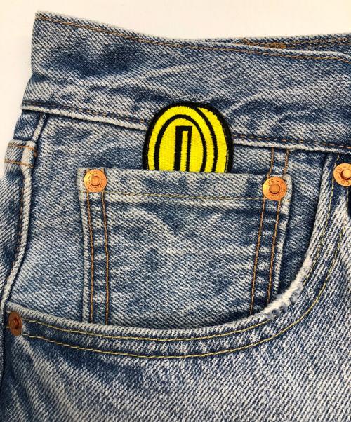 LEVI'S（リーバイス）LEVI'S (リーバイス) スーパーマリオ (スーパーマリオ) ショートデニムパンツ ブルー サイズ:SIZE W34の古着・服飾アイテム