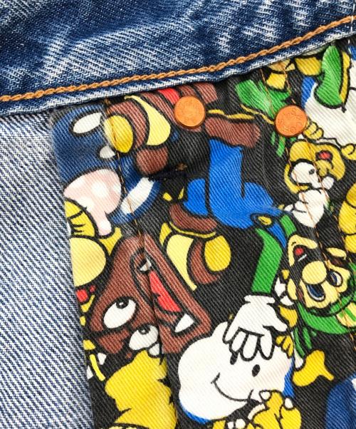 LEVI'S（リーバイス）LEVI'S (リーバイス) スーパーマリオ (スーパーマリオ) ショートデニムパンツ ブルー サイズ:SIZE W34の古着・服飾アイテム