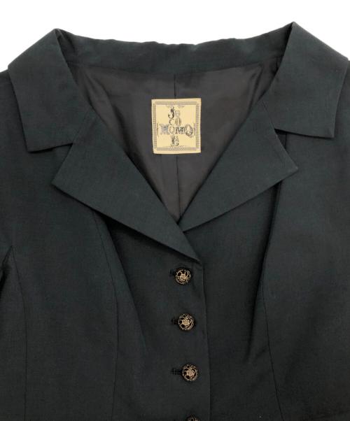 Jocomomola（ホコモモラ）Jocomomola (ホコモモラ) 長袖ワンピース ネイビー サイズ:42の古着・服飾アイテム