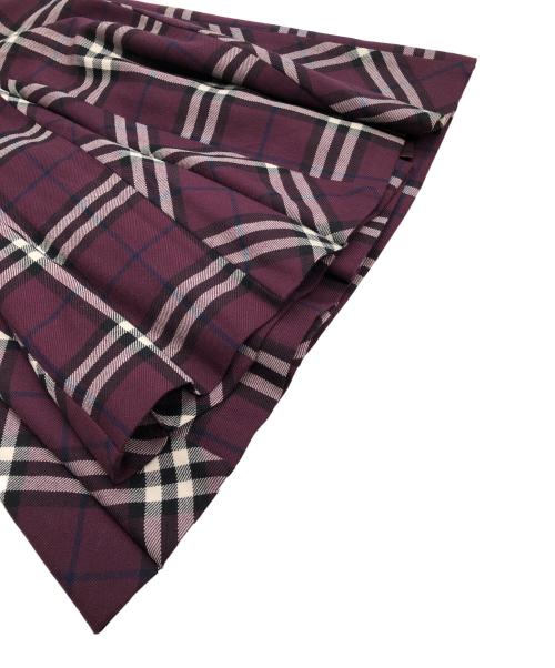 BURBERRY LONDON（バーバリーロンドン）BURBERRY LONDON (バーバリーロンドン) ミディスカート ワインレッド サイズ:SIZE 40の古着・服飾アイテム