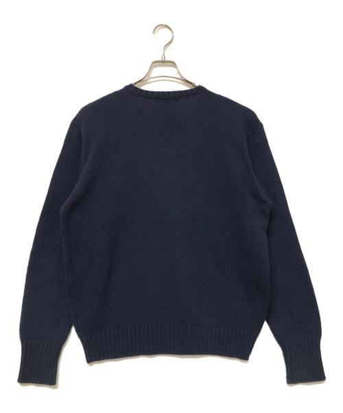 POLO RALPH LAUREN（ポロ・ラルフローレン）POLO RALPH LAUREN (ポロ・ラルフローレン) 厚手ニット ネイビー サイズ:Lの古着・服飾アイテム