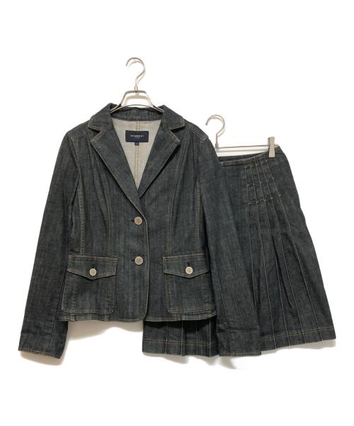 BURBERRY LONDON（バーバリーロンドン）BURBERRY LONDON (バーバリーロンドン) デニムセットアップ インディゴ サイズ:SIZE 40の古着・服飾アイテム