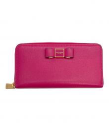 Kate Spade（ケイトスペード）の古着「長財布」｜ショッキングピンク