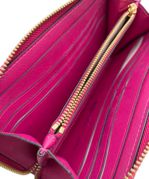 Kate Spade（ケイトスペード）Kate Spade (ケイトスペード) 長財布 ショッキングピンクの古着・服飾アイテム