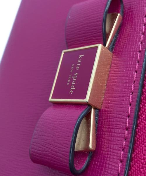 Kate Spade（ケイトスペード）Kate Spade (ケイトスペード) 長財布 ショッキングピンクの古着・服飾アイテム