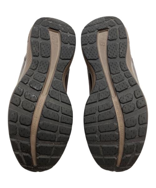 NEW BALANCE（ニューバランス）NEW BALANCE (ニューバランス) レザースニーカー ブラウン サイズ:27.5の古着・服飾アイテム