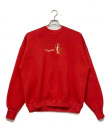 MICKEY&CO（ミッキー アンド コー）の古着「クルーネックスウェット」｜レッド