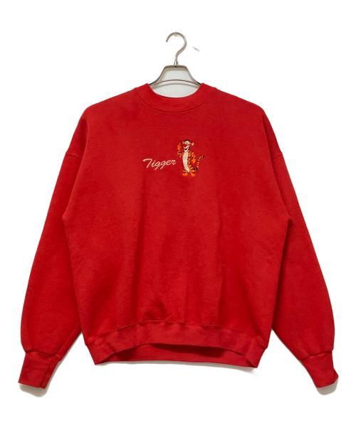 MICKEY&CO（ミッキー アンド コー）mickey&co (ミッキー アンド コー) クルーネックスウェット レッド サイズ:XLの古着・服飾アイテム