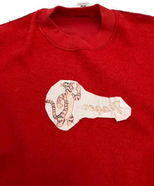 MICKEY&CO（ミッキー アンド コー）mickey&co (ミッキー アンド コー) クルーネックスウェット レッド サイズ:XLの古着・服飾アイテム