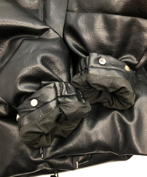 A FEW GOOD KIDS（アフューグッドキッズ）A FEW GOOD KIDS (アフューグッドキッズ) フェイクレザダウンージャケット ブラック サイズ:SIZE Lの古着・服飾アイテム