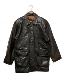 Wind Armor（ウィンドアーマー）の古着「レザージャケット」｜ブラウン