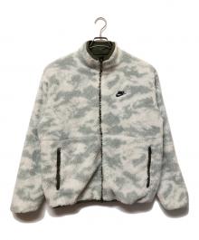 NIKE（ナイキ）の古着「リバーシブルボアジャケット」｜ホワイト×グリーン