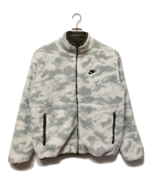 NIKE（ナイキ）NIKE (ナイキ) リバーシブルボアジャケット ホワイト×グリーン サイズ:SIZE Mの古着・服飾アイテム