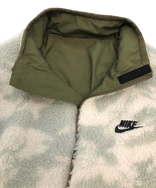 NIKE（ナイキ）NIKE (ナイキ) リバーシブルボアジャケット ホワイト×グリーン サイズ:SIZE Mの古着・服飾アイテム