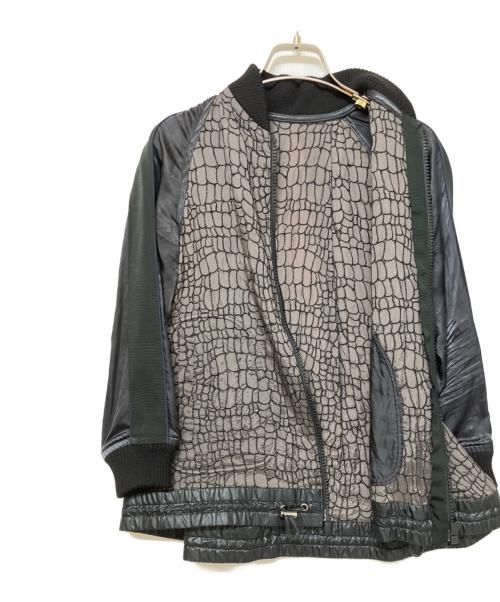 sacai（サカイ）sacai (サカイ) ブルゾン グレー サイズ:2の古着・服飾アイテム