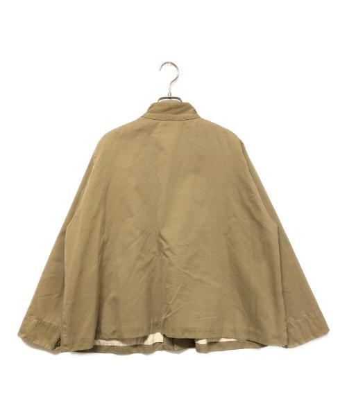 DANTON（ダントン）DANTON (ダントン) ノーカラージャケット ベージュ サイズ:36の古着・服飾アイテム