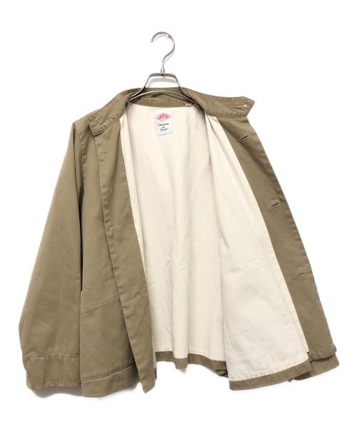 DANTON（ダントン）DANTON (ダントン) ノーカラージャケット ベージュ サイズ:36の古着・服飾アイテム
