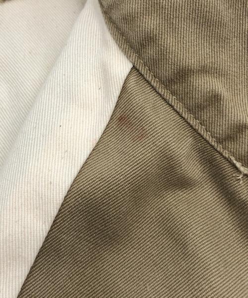 DANTON（ダントン）DANTON (ダントン) ノーカラージャケット ベージュ サイズ:36の古着・服飾アイテム