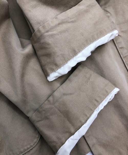 DANTON（ダントン）DANTON (ダントン) ノーカラージャケット ベージュ サイズ:36の古着・服飾アイテム