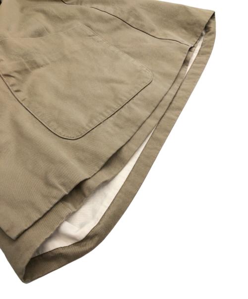 DANTON（ダントン）DANTON (ダントン) ノーカラージャケット ベージュ サイズ:36の古着・服飾アイテム