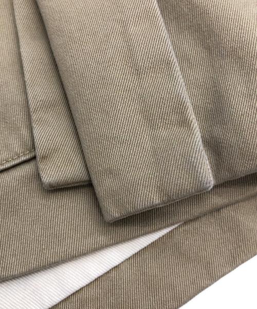 DANTON（ダントン）DANTON (ダントン) ノーカラージャケット ベージュ サイズ:36の古着・服飾アイテム