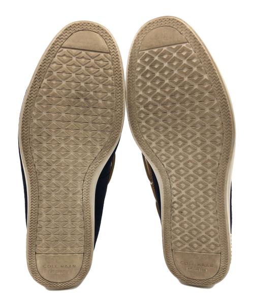 COLE HAAN（コールハーン）COLE HAAN (コールハーン) ローカットスニーカー ネイビー×ブラウン×アイボリー サイズ:27.5の古着・服飾アイテム