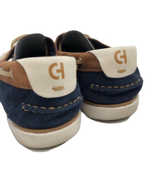 COLE HAAN（コールハーン）COLE HAAN (コールハーン) ローカットスニーカー ネイビー×ブラウン×アイボリー サイズ:27.5の古着・服飾アイテム