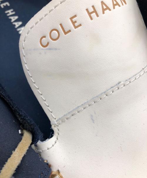COLE HAAN（コールハーン）COLE HAAN (コールハーン) ローカットスニーカー ネイビー×ブラウン×アイボリー サイズ:27.5の古着・服飾アイテム