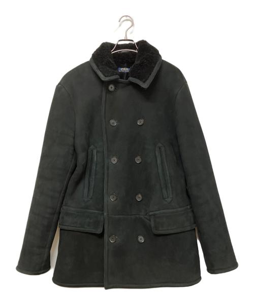 POLO RALPH LAUREN（ポロ・ラルフローレン）POLO RALPH LAUREN (ポロ・ラルフローレン) ムートンコート ブラック サイズ:Lの古着・服飾アイテム