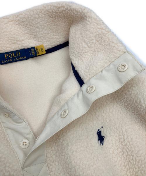 POLO RALPH LAUREN（ポロ・ラルフローレン）POLO RALPH LAUREN (ポロ・ラルフローレン) プルオーバーフリース ベージュ サイズ:SIZE Sの古着・服飾アイテム