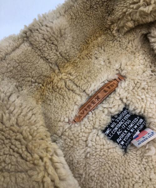 AVIREX（アヴィレックス）AVIREX (アヴィレックス) TYPE B-3　ムートンフライトジャケット ブラウン サイズ:SIZE 38の古着・服飾アイテム