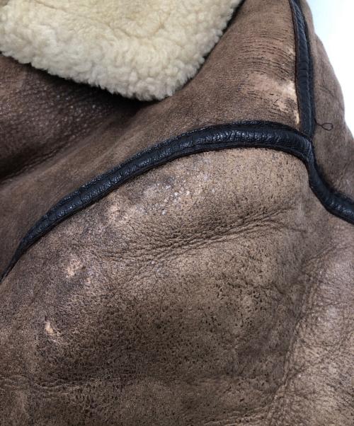 AVIREX（アヴィレックス）AVIREX (アヴィレックス) TYPE B-3　ムートンフライトジャケット ブラウン サイズ:SIZE 38の古着・服飾アイテム