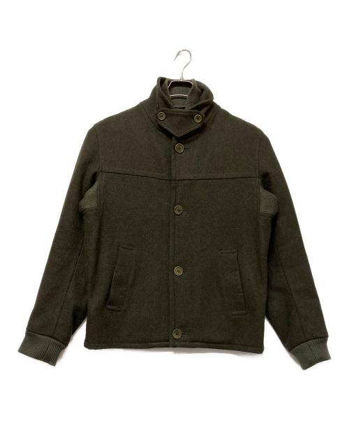 LACOSTE（ラコステ）LACOSTE (ラコステ) ウールジャケット カーキ サイズ:48の古着・服飾アイテム