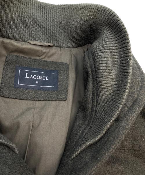 LACOSTE（ラコステ）LACOSTE (ラコステ) ウールジャケット カーキ サイズ:48の古着・服飾アイテム